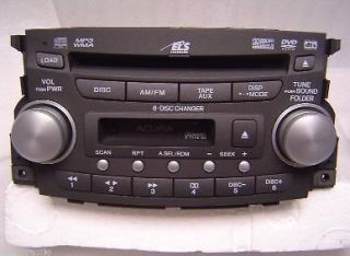   Stereo 6 Disc Changer  CD DVD Player 1SB2 Tape OEM (Fits Acura TL