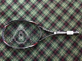 Dunlop AeroSkin Biomimetic Black Widow Tennis Racquet 4 0/8 STRUNG NEW