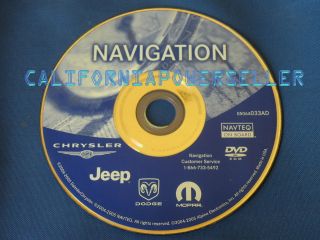   2006 Dodge Magnum SRT8 R/T SXT Hemi REC RB1 Navigation System DVD Map