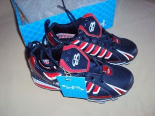 Boombah Baseball Cleats Navy/Red Size 3 New in Box