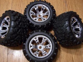   Traxxas 3.3 Revo Tires & 17mm Geode Wheels T Maxx Summit 17 E revo
