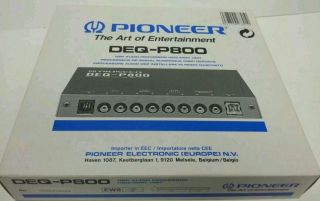 PIONEER DEQ P800 BRAND NEW IN THE BOX