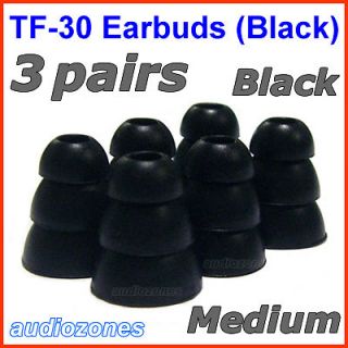 Medium Triple Flange Ear Buds Tips Cushions for Ultimate Ears 
