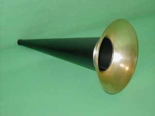 Edison Columbia Cylinder Phonograph Horn Black 14