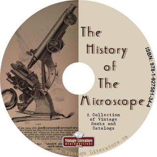   of the Microscope {44 Vintage Magazines Books Manuals Slides} on DVD