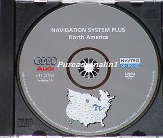   2006 06 AUDI A4 S4 RS4 ALLROAD NAVIGATION SYSTEM PLUS MAP DISC CD DVD