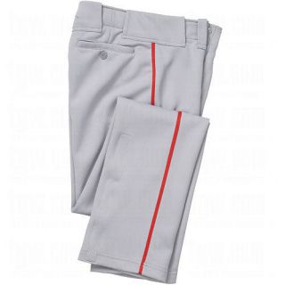 Easton Quantum Plus baseball pants with piping   White/Red   YOUTH and 