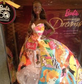 Generation of Dreams 50th Anniversay Barbie   African American (AA 