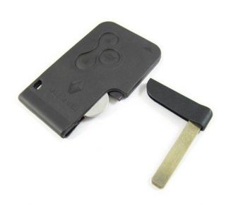 High quality Renault Megane smart card 3 button with key blade 434Mhz 