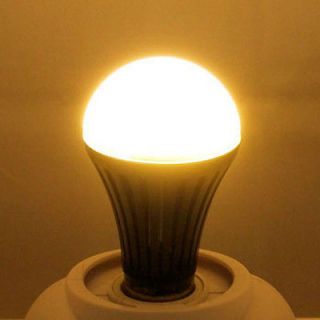 E27 7W Energy Saving LED Lamp Bulb 85V 260V White Light Warm Light 