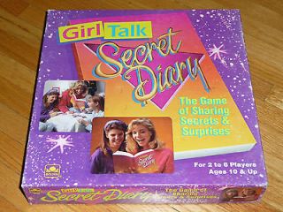 GIRL TALK SECRET DIARY, 1991 Golden, complete, see description
