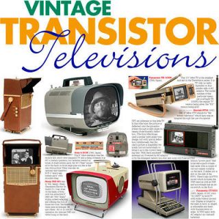 Vintage Transistor Televisions TV collector book Philco Safari Sony 