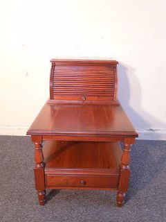 Pennsylvania House Cherry Step End Table with Tamber Door
