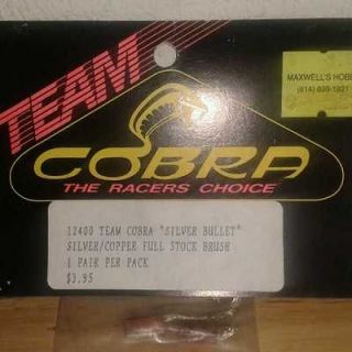 Team Cobra vintage motor brushes #12400 Silver Bullet RC10 Jr X2 