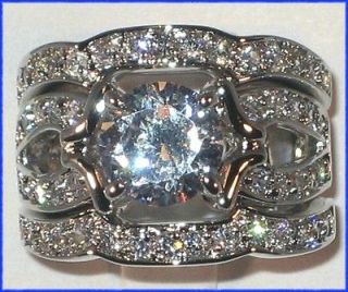 antique cubic zirconia ring in Engagement/Wedding Ring Sets