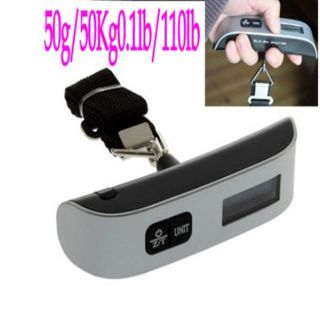 110lb /0.1 lb LCD Digital Electronic Luggage Scale Travel Scale 50kg 