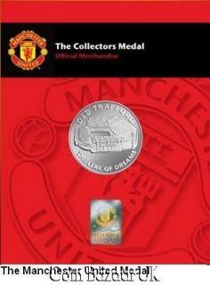 manchester united collector medal by royal mint from united kingdom