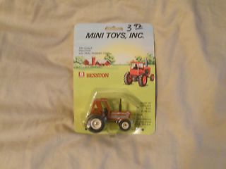 Ertl Farm Country Toy Hesston Tractor 130 90 MFWD Duals Wagon 