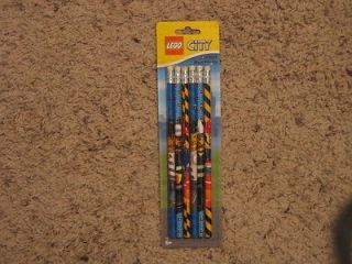   3155 Six No.2 Printed Wood Pencils w/Erasers for Christmas Stocking