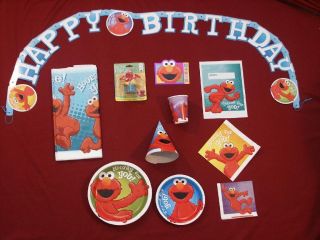 elmo birthday supplies in Party Sets