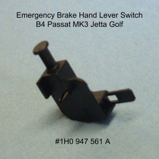 VW B4 MK3 Emergency Brake Parking Hand Lever Switch Passat Jetta Golf 