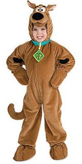 SCOOBY DOO Boys Plush DELUXE COSTUME Sz 12 14 Large NEW Child Ages 8 