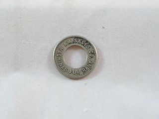 Vintage Older AM Sales Co Machines For Rent Chicago ILL Token Coin 