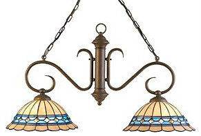   Tiffany Style Hanging Ceiling Chandelier Lamp Island Kitchen Light