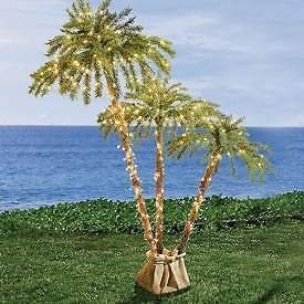 lighted palm tree in Home & Garden