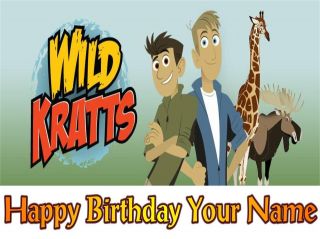 Wild Kratts   7  Edible Photo Cake Topper   Personalized   $3.00 