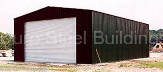   24x36x12 Metal Building Factory DiRECT Surplus PreFab Garage Workshop