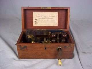 19th Century Magneto Electric Machine By Elliott Brothers, London