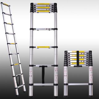   Portable 8.5Ft Aluminum Telescopic/Telescoping Ladder Extension Loft