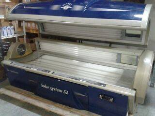   SolarSystem/Starpower 52/4 Tanning Bed Brand New Lamps 12 Minute Bed