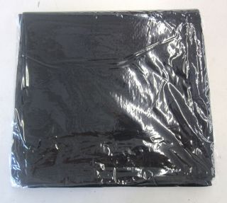 12 Solid Black Head Bandana Bandanas Cotton Scarves Bandanna Dozen Lot 
