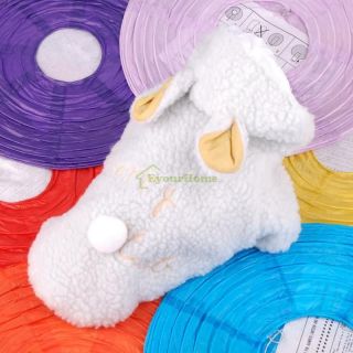 New Cute Sheep Warm Pet Dog Cat Clothes Coat Apparel Costumes S M L