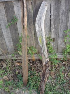 Antique wood Osage Bois D Arc fence staves post