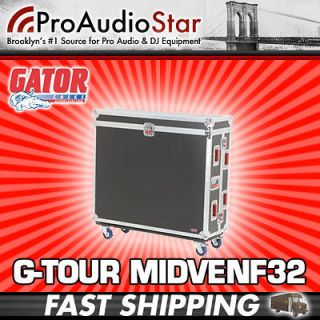 Gator G TOUR Midas Venice F32 Channel Hard Case With Wheels 