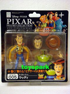   REVOLTECH Pixar Movie 005 Disney Toy Story WOODY action figure + ALIEN