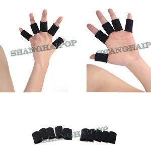 10 x Finger Support Sleeve Sweatbands Arthritis Protection Basketball 