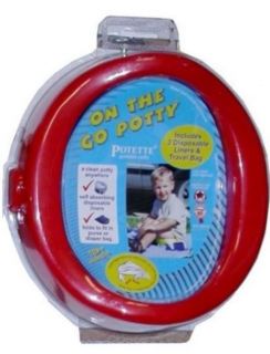 Potette Original On the Go Portable Travel Potty Chair RED