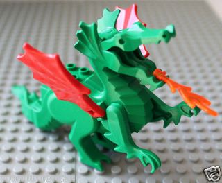   GREEN DRAGON Castle Fright Knights Fire Breathing Minifig Minifigure