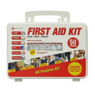 50 person Genuine First Aid® OSHA/ANSI First Aid Kit Great for 