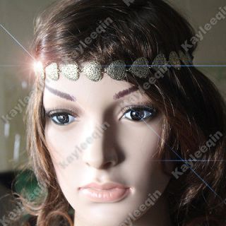 Fab Vintage Copper Filigree Heart Hair Cuff Headband Headwrap 