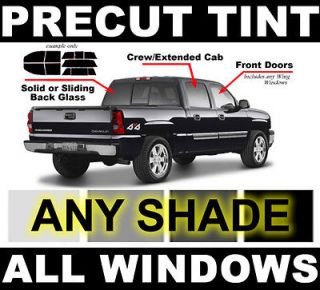 PreCut Window Film for Ford F 150 1980 2013 Any Cab or Rear Type Any 
