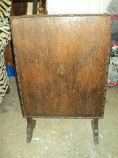 Antique Wood Fire Place Screen With Diamond In The Middle Estate Find