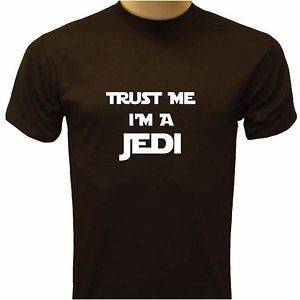 Trust Me Im a Jedi Funny Movie Tribute Star Wars Yoda Mens T shirt 