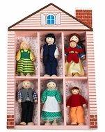 Melissa and Doug 284 Wooden Family Doll Set