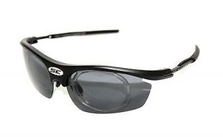   sports driving Black Polarized Prescription RX insert sunglasses