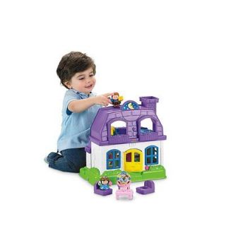 Fisher Price LITTLE PEOPLE HAPPY SOUNDS HOME   PURPLE   NEW